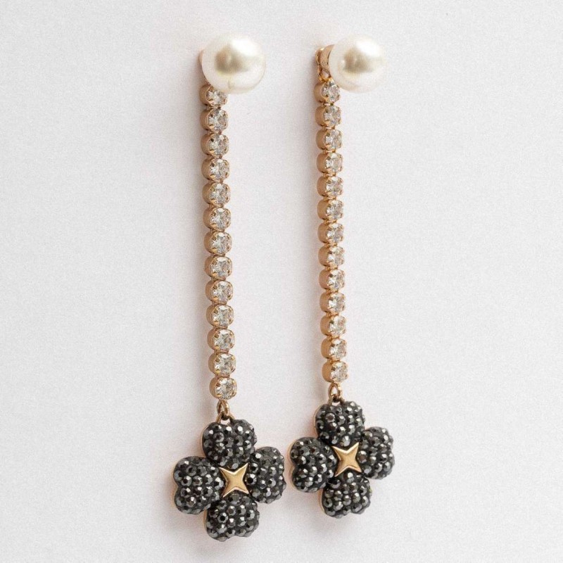 Brinco Swarovski latisha Rosé